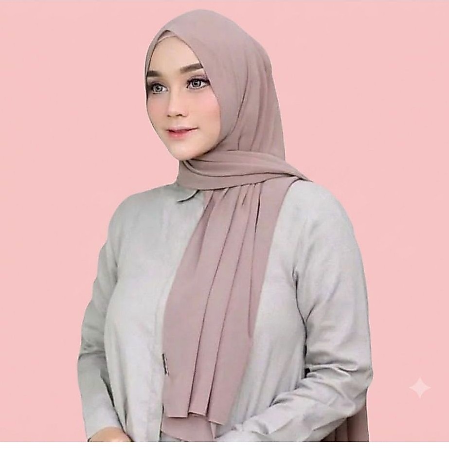 hijab pashmina Ceruty Uno baby doll laser cut by azara