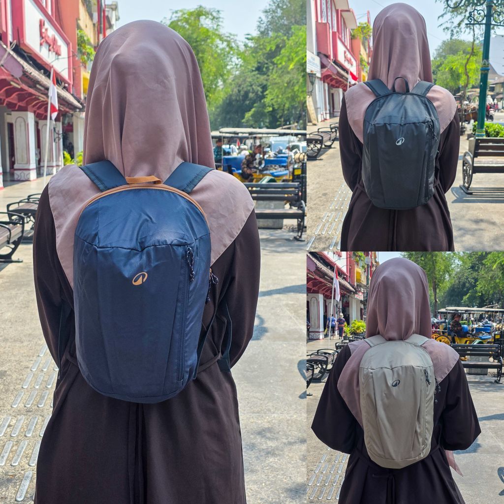 Tas Ransel Hiking Quechua Arpenaz NH100 berkapasitas 10 Liter