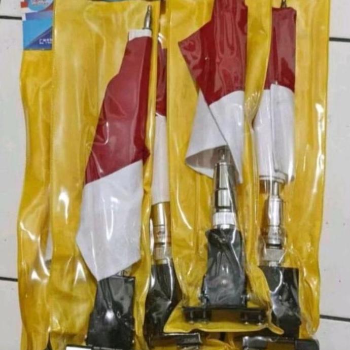 Ciberuma_ - Tiang Bendera Mobil Antena Bendera Mobil Bendera Mobil