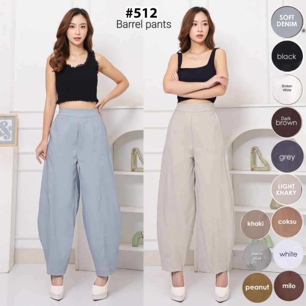 CELANA BAREL 512 BHN SOFT JEANS