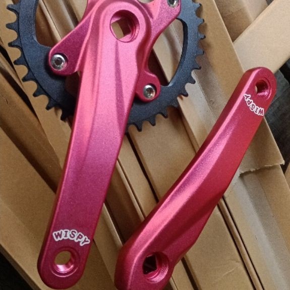 Crankset Gir Depan Sepeda BCD 104mm (4 baut) Engkol Sepeda Crank Set BCD 104 Arm 170mm