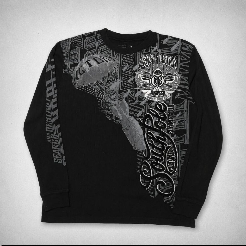 southpole south pole thermal graphic y2k not affliction xzavier tapout