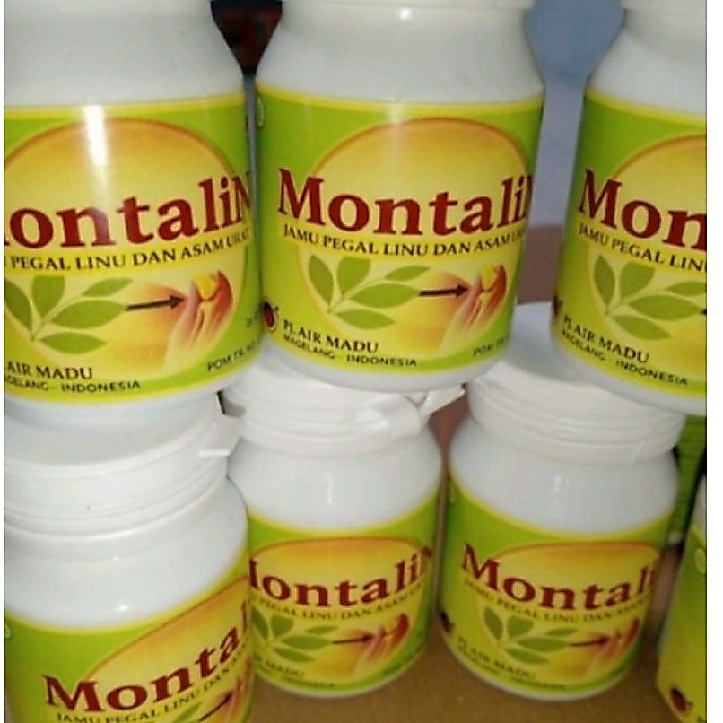 Kemasan Botolan Montalin isi 40kapsul