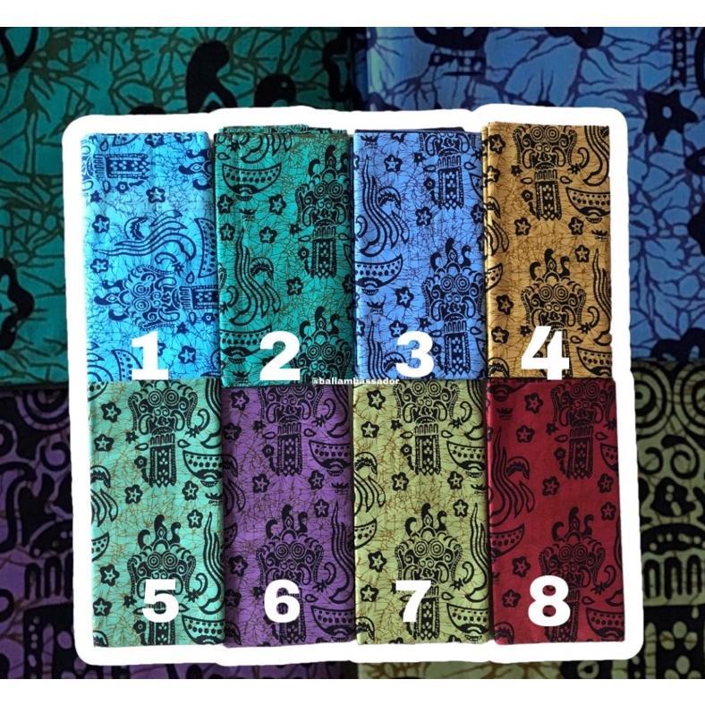 KAIN BATIK MOTIF BARONG BALI