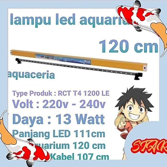 lampu led aquarium panjang 120 cm RECENT RCT 1200