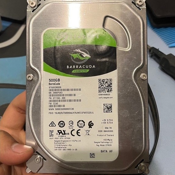 Hard Disk Seagate Barracuda 500GB Seken