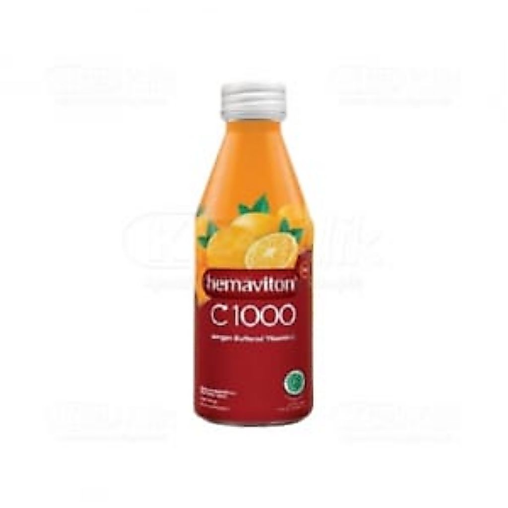 Hemaviton c1000 botol kaca 150ml - hemaviton c1000 orange