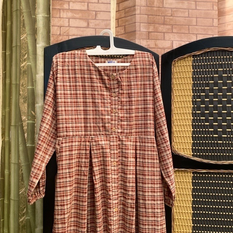 Gamis Moela Motif Kotak