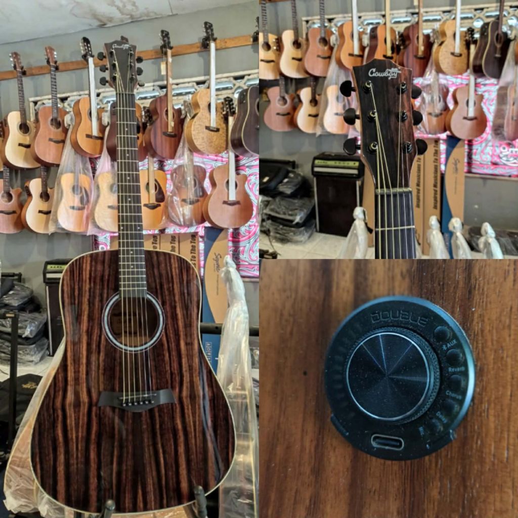 Gitar Transkustik Cowboy AEG240GNS / AEG 240GNS / AEG-240GNS Preamp OS-1 Original
