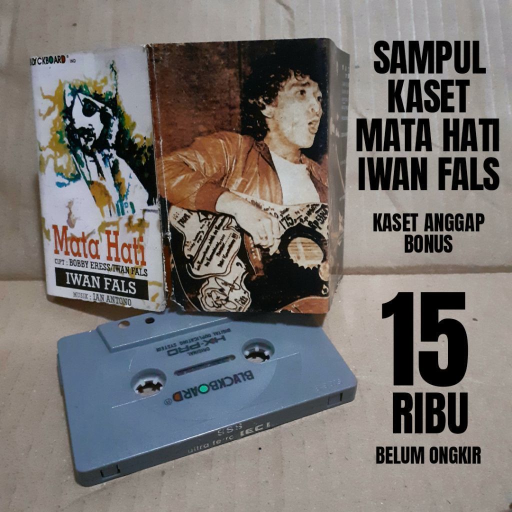 sampul kaset bekas kolpri.