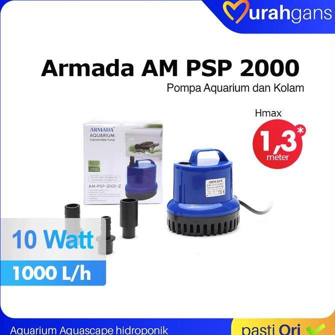 ARMADA AM PSP 2000 Pompa Aquarium Kolam 1000 LPH