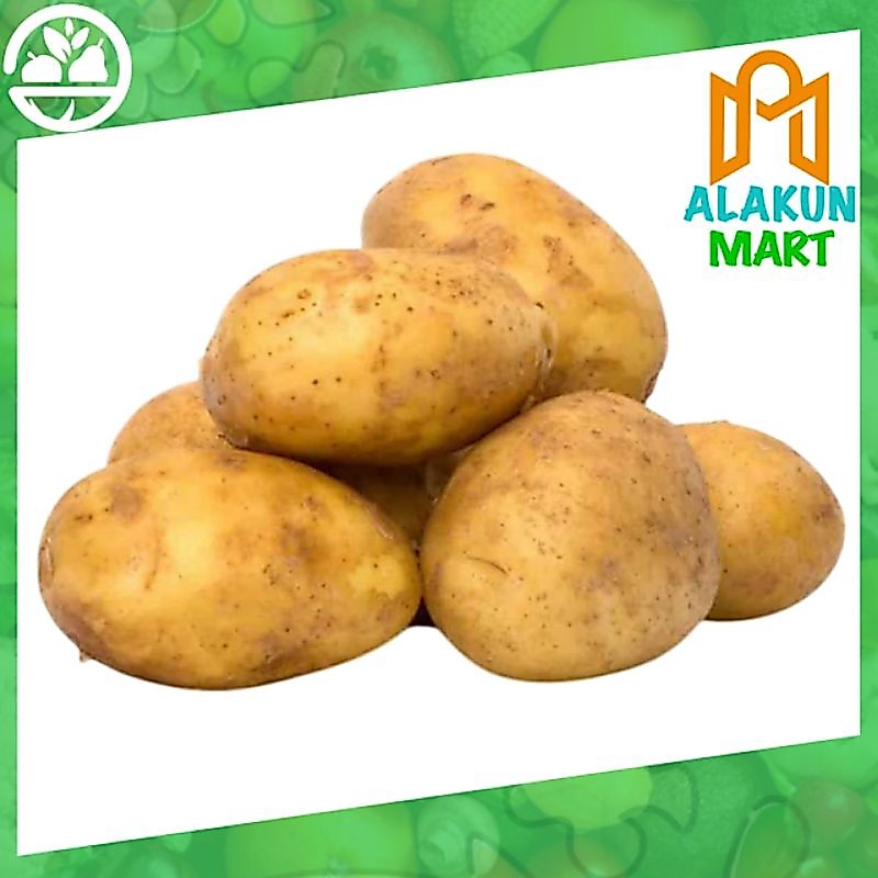 Kentang fresh Pack 1 kg  bumbu dapur olahan makanan sayuran alakunmart instan bogor