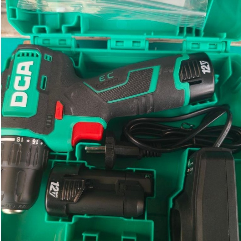 DCA ADJZ 1203 E Bor Baterai Cordless Brushless 12V Drill Driver 12V ADJZ1203