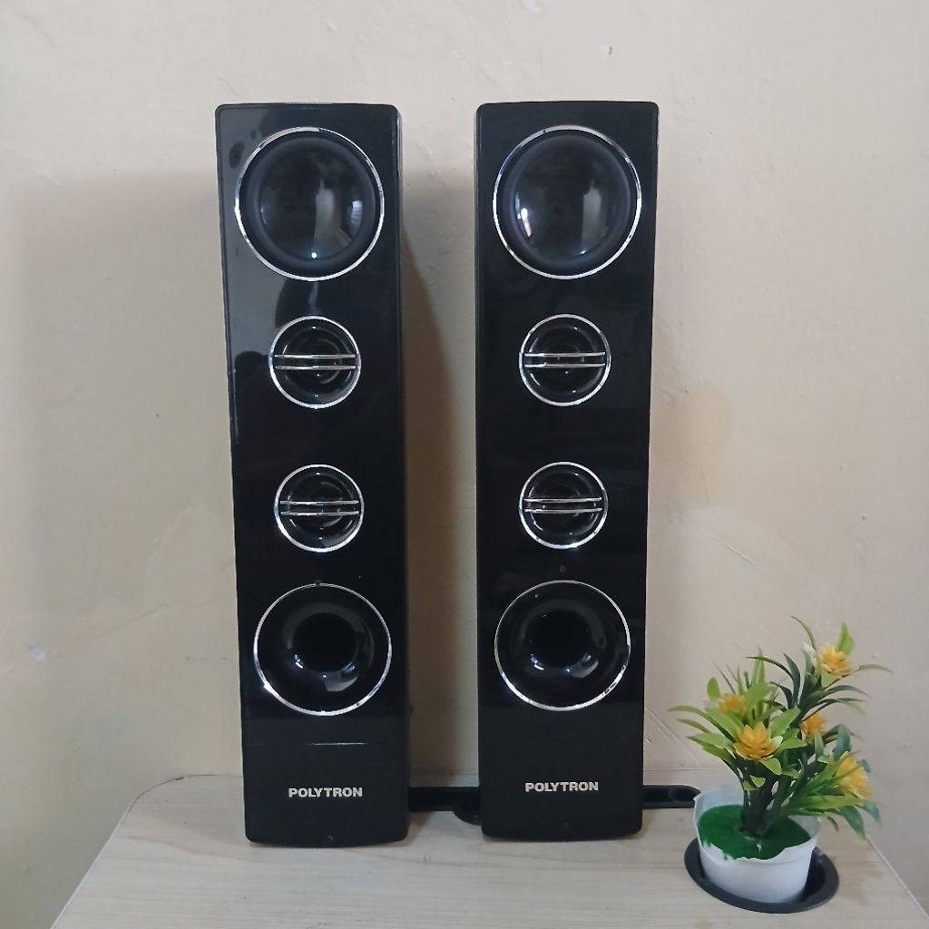 speaker satelit polytron sepasang