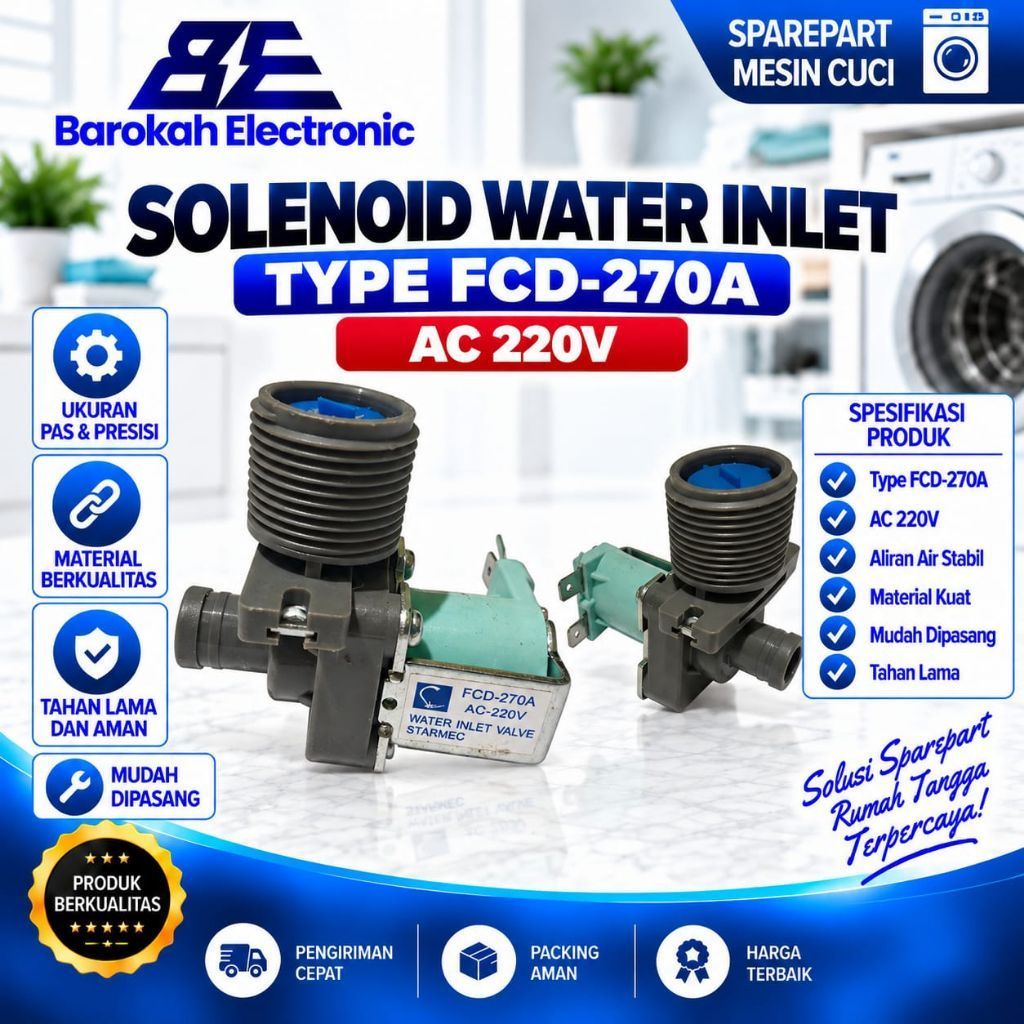 Selenoid Water Inlet Mesin Cuci FCD270A