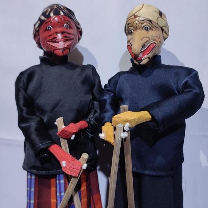 Wayang Golek Si cepot dan Dewala/Petruk 2 PCS
