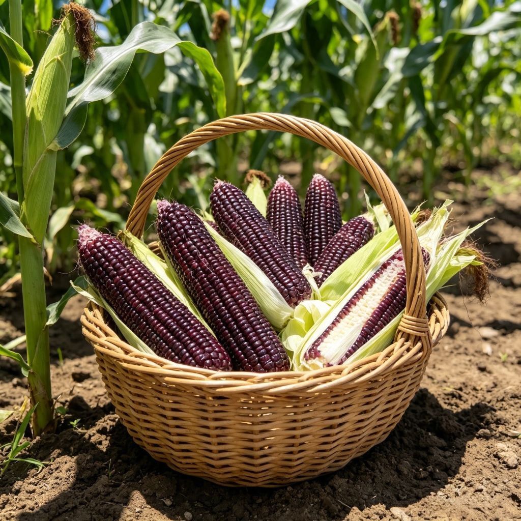 20 Butir Benih Jagung Ketan Warna Ungu Benih Super Unggul Benih Jagung Ketan Ungu