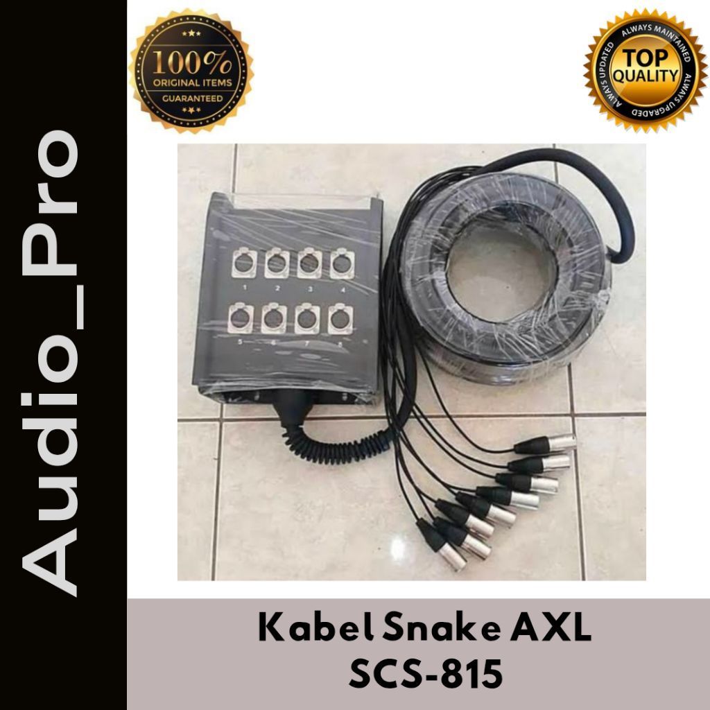 KABEL SNAKE AXL SCS-815 PANJANG 15METER | Kabel Snake 8 Channel SCS 815 AXL Audion Original
