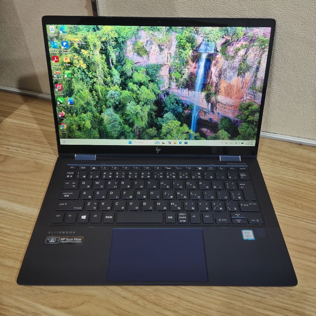 Laptop HP Elite DragonFly Intel  Core i5 8265U || RAM DDR4 16GB SSD 256GB || SLIM DESAIN || LAYAR 13