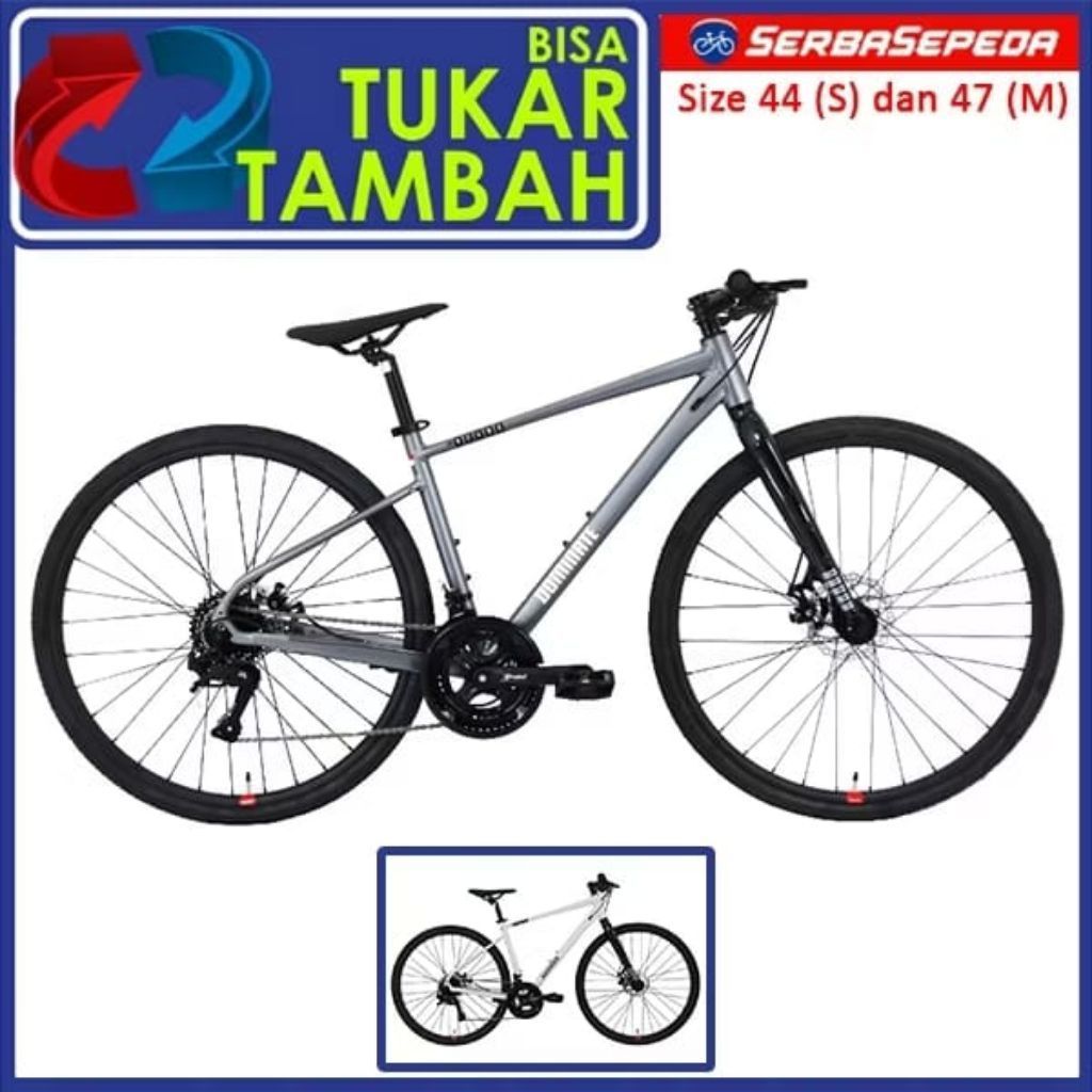 Sepeda Dominate Hybrid RR Verde 700C 18 Speed Frame Alloy
