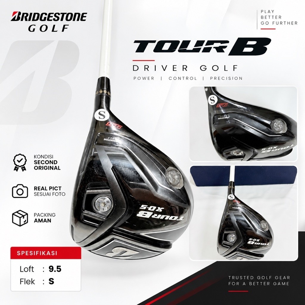 Stick Golf Driver Golf Bridgestone Tour B Bekas Original