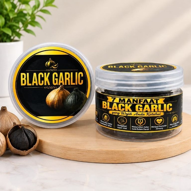 Black garlic Bawang Putih Hitam Bawang Putih Tunggal