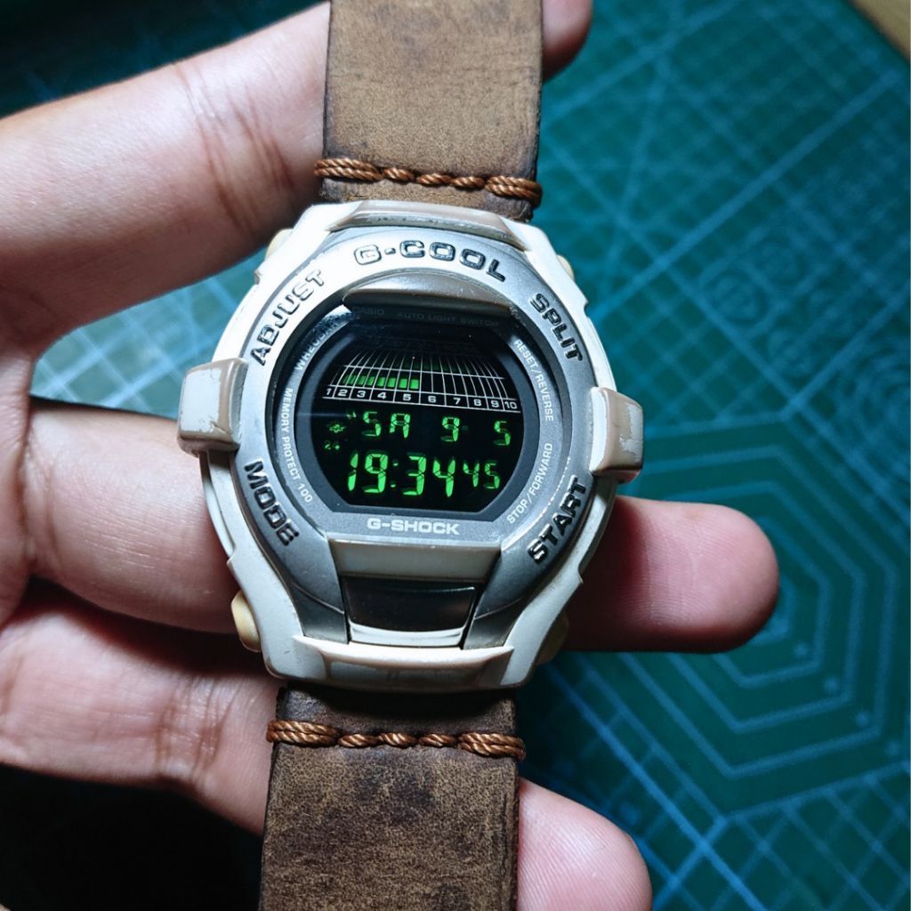 jam tangan casio g shock custom klasik G cool original second koleksi mines lampu off