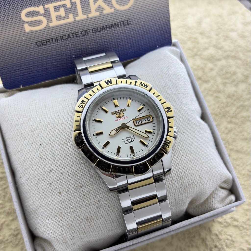 Arloji Jam tangan Seiko 5 Sport Srpk 4R36 Second Preloved