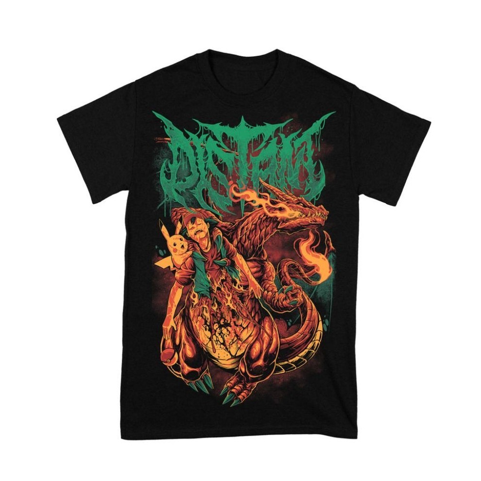 Kaos Baju Tshirt Band Official Merch Distant - Charizard