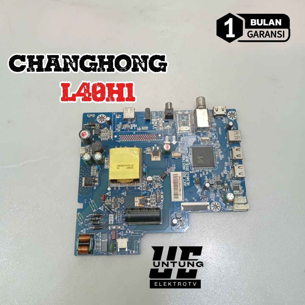 MAINBOARD TV CHANGHONG L40H1 MOTHERBOARD-MB-MOBO-MODUL MESIN TV CHANGHONG L40H1