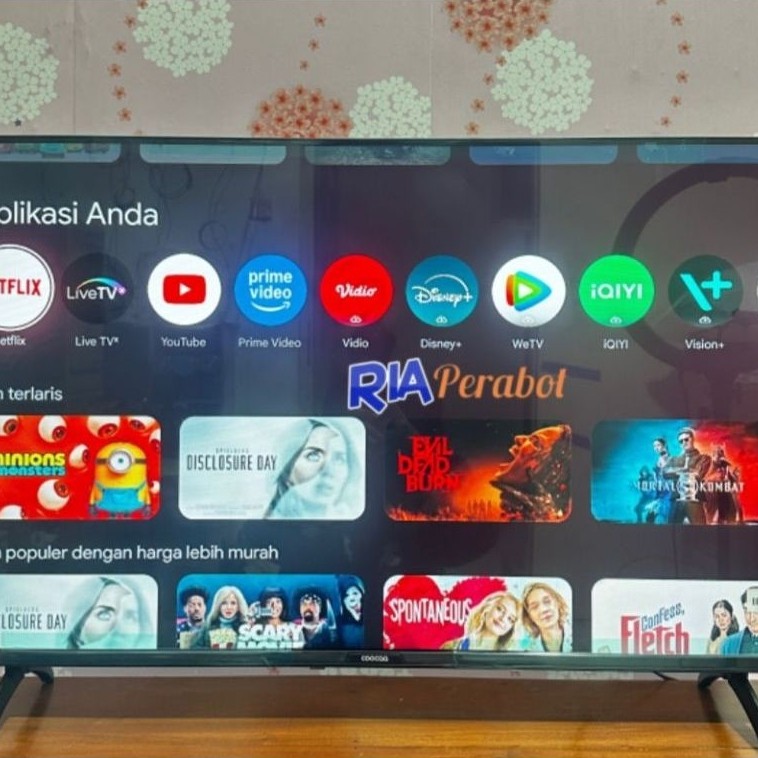 TV  QLED  COOCAA  COCA COOCA  COCAA KOKA 40 INCH  40INCH OS  GOOGLE TV 40Q55  40 Q55  Q 55