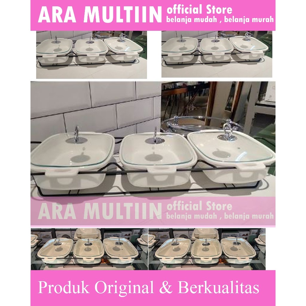 Casserole warmer informa/prasmanan set informa/wadah saji informa