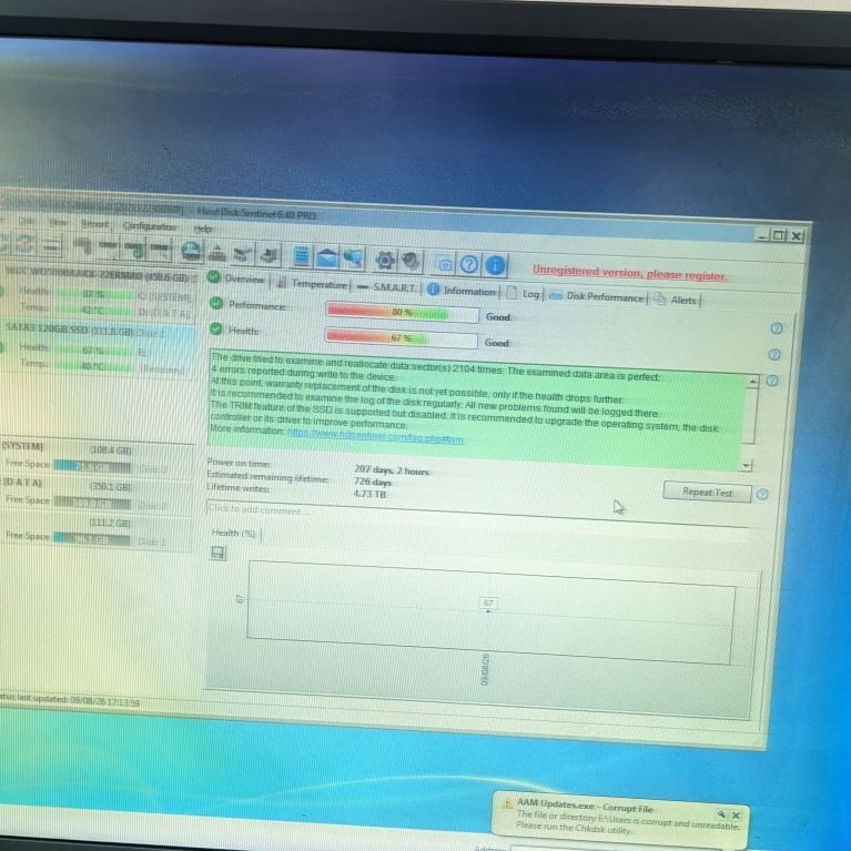 ssd genuine 128gb second
