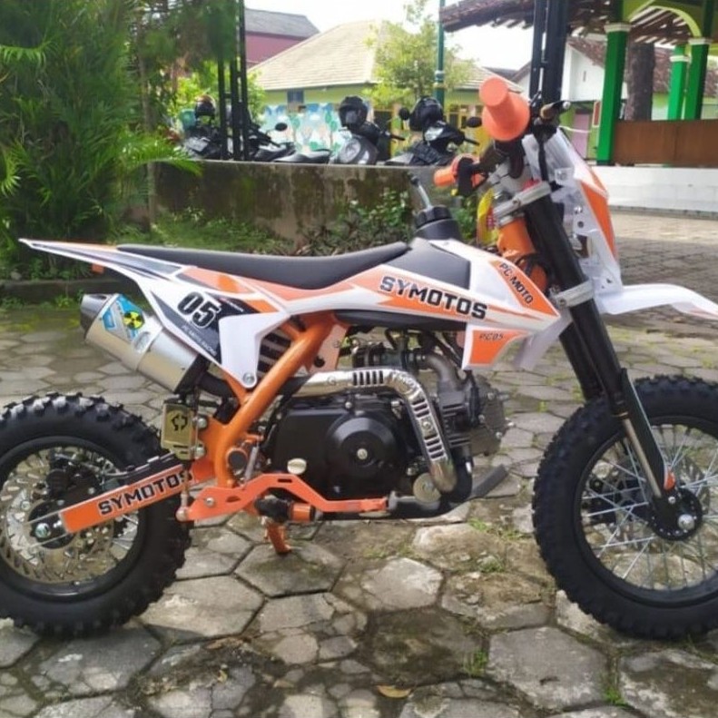 motor mini trail 110cc  mesin 4tak