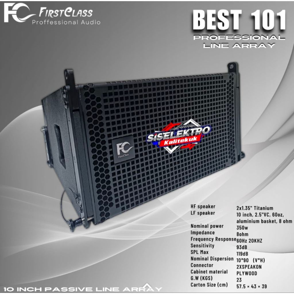 line array FirstClass BEST 101 Line Array Speaker Pasif 10 inch