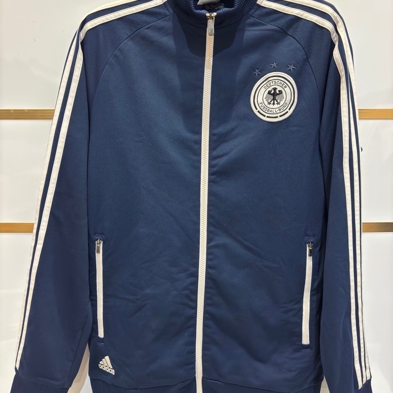 Jaket tracktop Adidas x Jerman threestripes navy