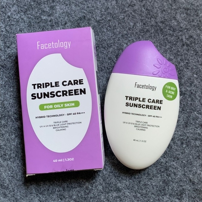 Preloved Facetology Triple Care Sunscreen Oily Skin