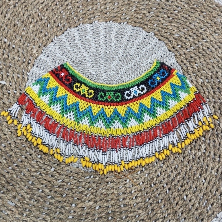 NEW MOTIF TERATAI DADA MANIK DAYAK/ ROMPI TERATAI DAYAK/ AKSESORIS TARI DAYAK