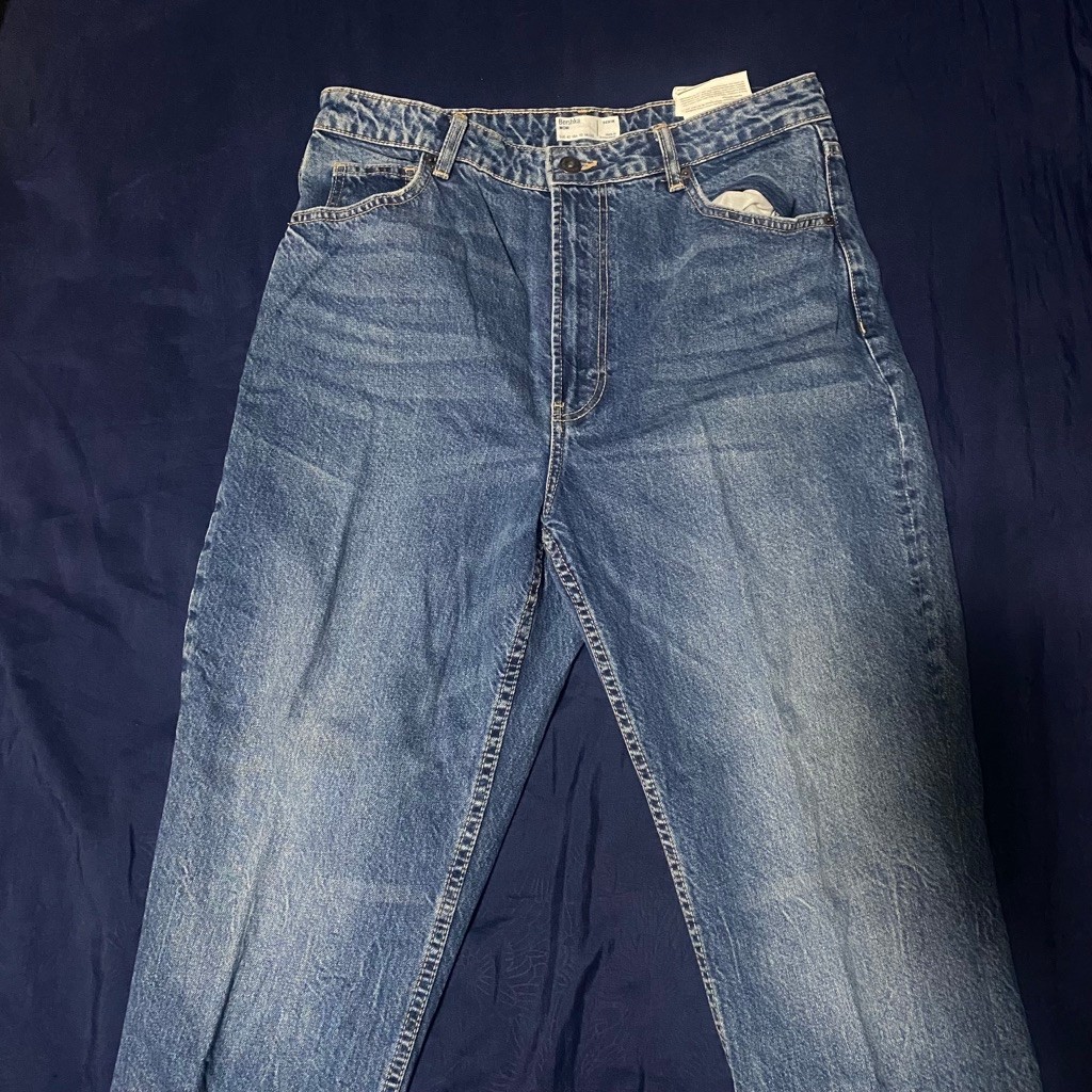 preloved bershka mom jeans size 42