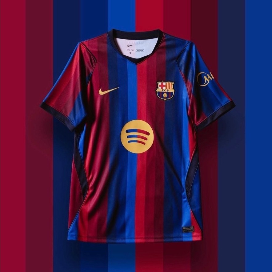 Barcelona Home 26/27 Stadium Jersey | Retro | Vintage Edition | Jersey Bola | Authentic Jersey | Jer