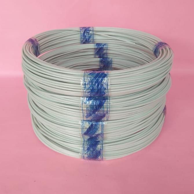 Gacorpol- Ruji Jeruji Fiber 1,8Mm Putih Susu Setengah Kilo Ruji Kandang Burung Ebod Bnr Radja Dll