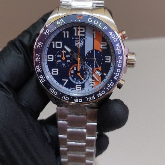 jam tangan pria TH formula 1 Glf chronograph