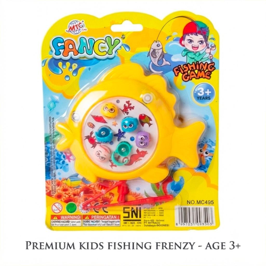Mainan Anak Set Fishing Game / Pancing Magnet putar / mainan mancing ikan / mainan edukasi anak