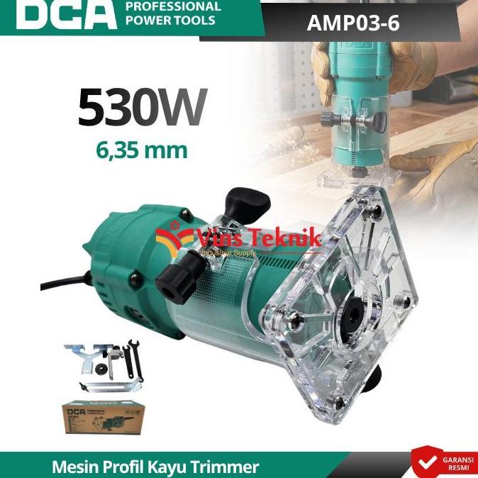 Moona- Dca Amp03-6 Mesin Profil Kayu Trimmer 6.35Mm 530Tt Amp 03-6