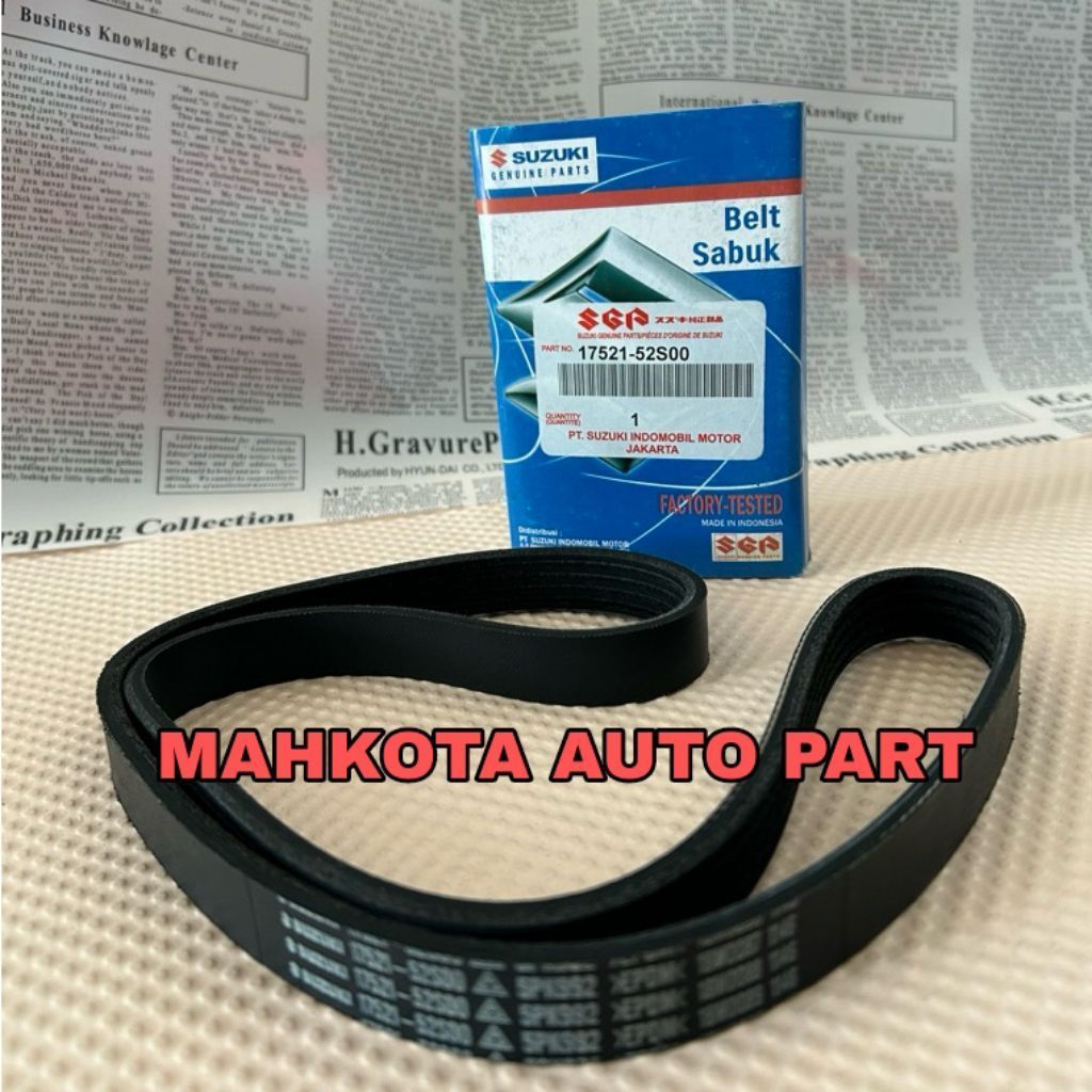 FANBELT VANBELT V-BELT SUZUKI NEW CARRY TAYO 2019 FAN BELT 5PK992 5PK 992 17521-52S00
