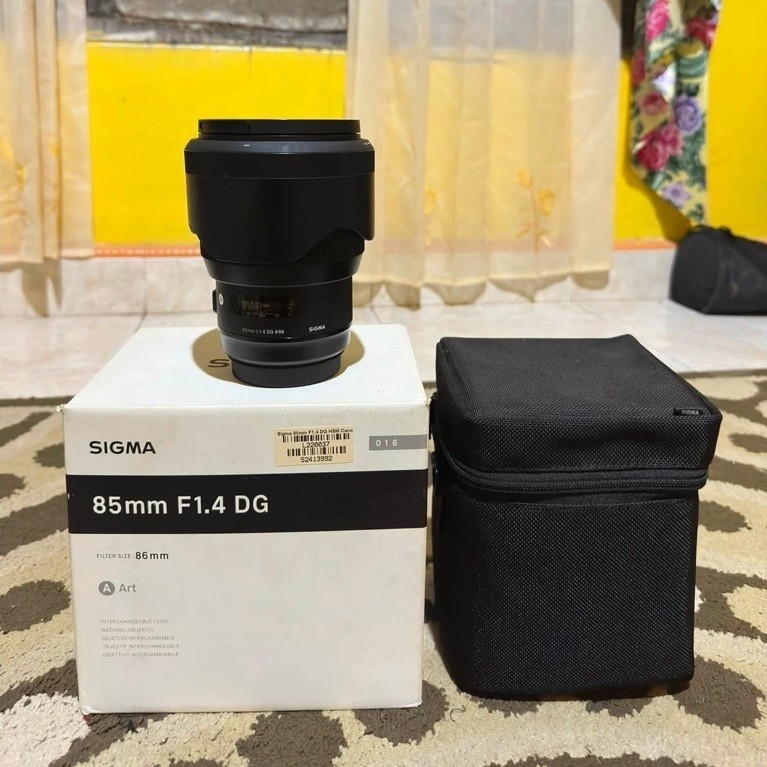 Lensa sigma art 85 mm F1.4 for Canon