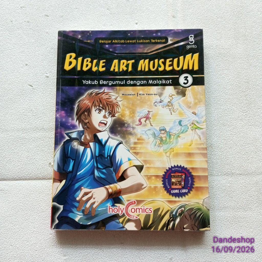 Bible Art Museum #3 Yakub Bergumul Dengan Malaikat - belajar Alkitab lewat lukisan terkenal holycomi