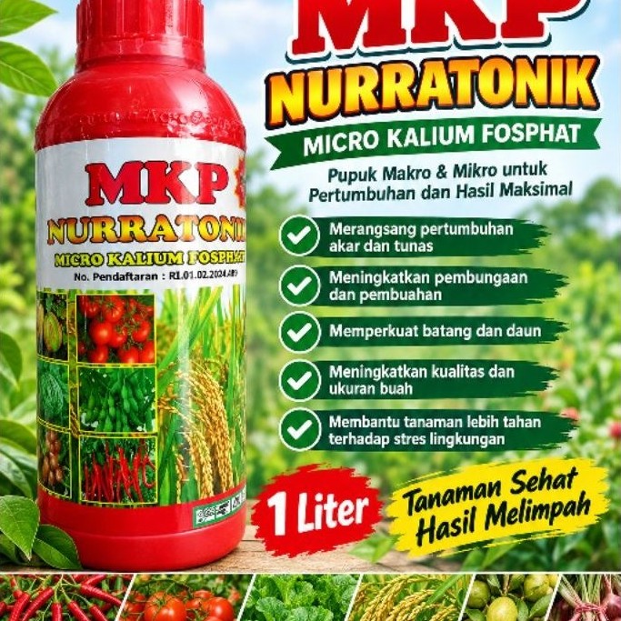 MKP  Mono kalium phospate Cair pupuk semua tanaman 1liter