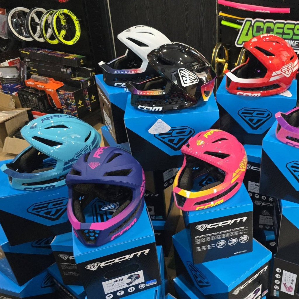 HELM PUSHBIKE COM SPORTS R3 R5 ORIGINAL NEW READY LANGSUNG KIRIM