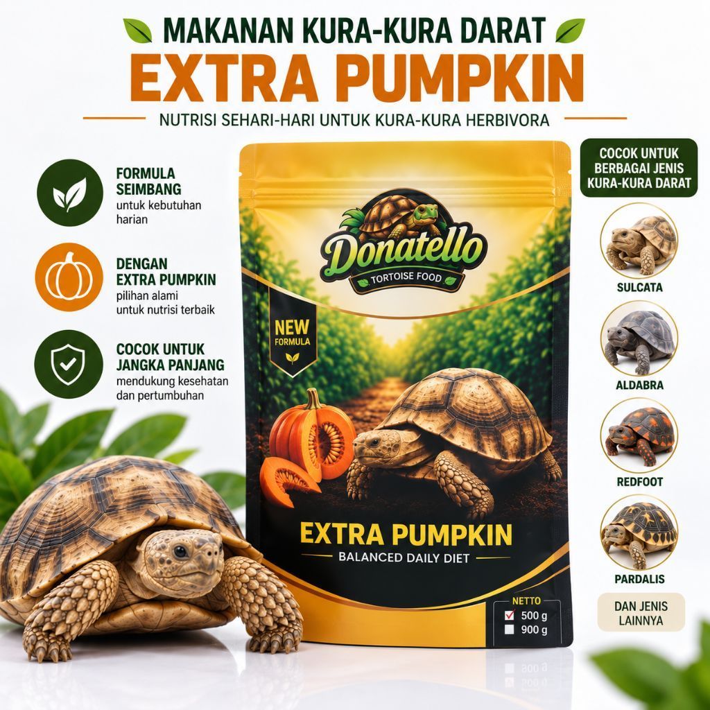 Makanan kura darat untuk sulcata,pardalis,aldabra /pelet pakan sulcata harian